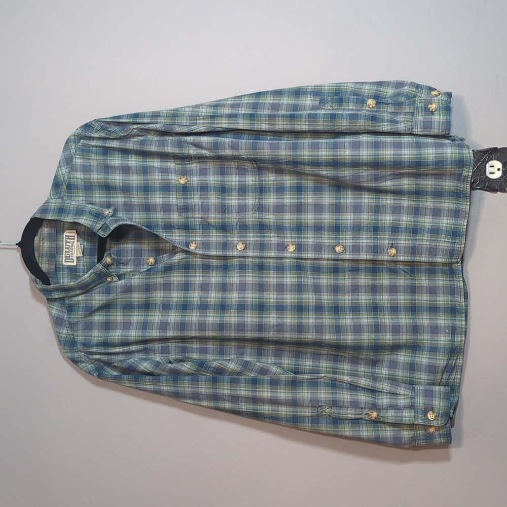 NWOT Set of 2 Duluth Plaid Button Down Shirts Size Large - Picture 6 of 17